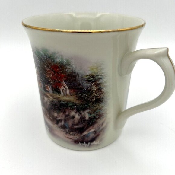 Lenox Coffee Mug The Light in the Mist Mug Collection Psalm 27:1 Christian Hope - Picture 6 of 9